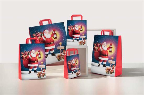 SHOPPER NATALE BABBO 22+10x29 ref.231.