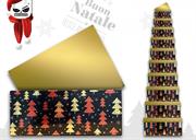 SCATOLA NATALE GOLD TREE 19x13x7