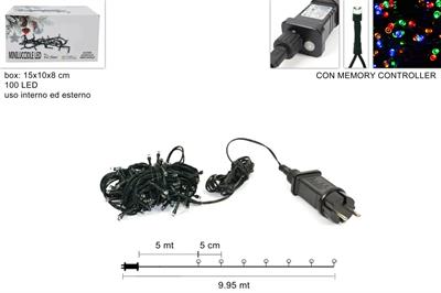 MINILED ESTERNO 100 MULTICOLOR