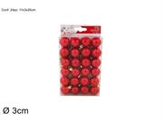 PALLINE 24pz 3cm ROSSO