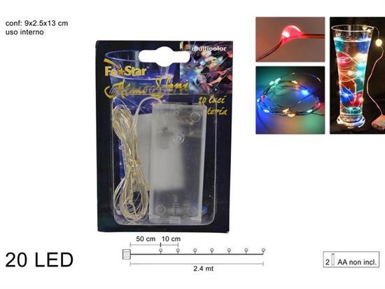 FILO 20 MICROLED MULTICOLOR BATTERIA