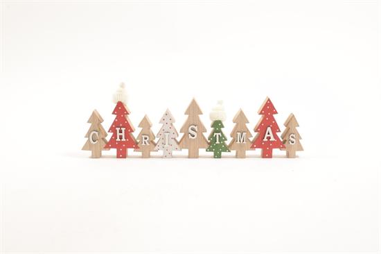 SCRITTA IN LEGNO CHRISTMAS 40cm