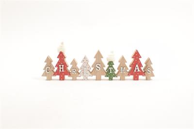 SCRITTA IN LEGNO CHRISTMAS 40cm