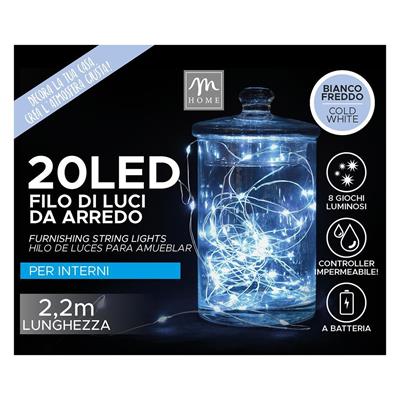 FILO 20 LED BIANCO FREDDO