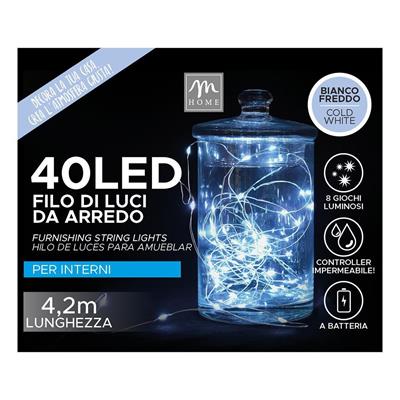 FILO 40 LED BIANCO FREDDO