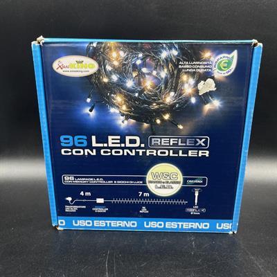 MINILUCCIOLE 96 LED BIANCO/CL.