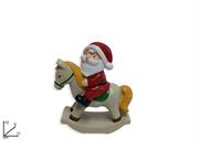 CAVALLO A DONDOLO C/BABBO NATALE