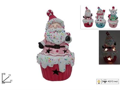 DOLCETTO C/SOGGETTI NATALE 19cm DECORO CAKE DESIGN