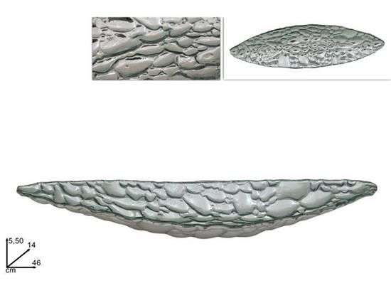 CENTROTAVOLA VETRO 46x14cm SILVER