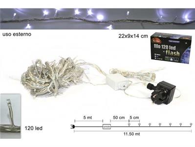 FILO FLASH 120 LED BIANCO EST.