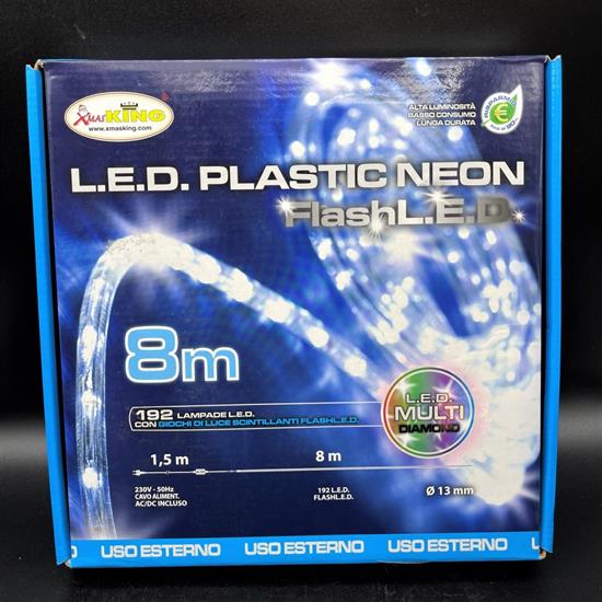 TUBO 8mt FLASHLED MULTICOLOR ESTERNO