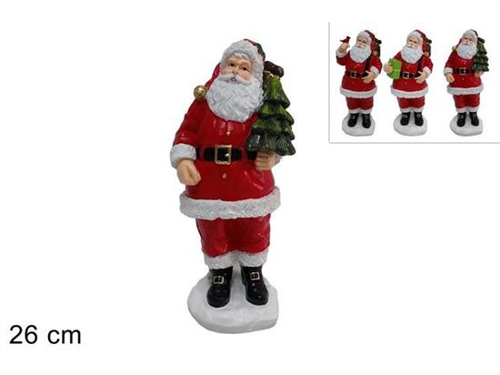 BABBO NATALE CERAMICA 26cm