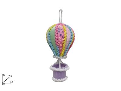 MONGOLFIERA 13cm CAKE DESIGN C/PAILLETTES