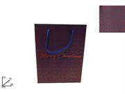 SHOPPER NATALE BLU BORCHIE COPPER 32x26