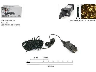 MINILED ESTERNO 100 BIANCO CALDO