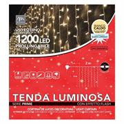 TENDA 1200 SUPERFLASH BIANCO CALDO 2x H.6mt ESTERNO PROLUNGABILE