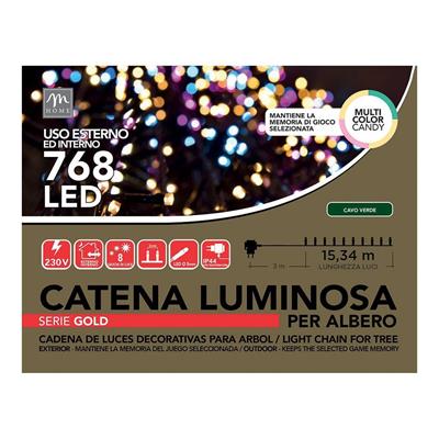 MINILED ESTERNO 768 MULTICOLOR CANDY SERIE GOLD