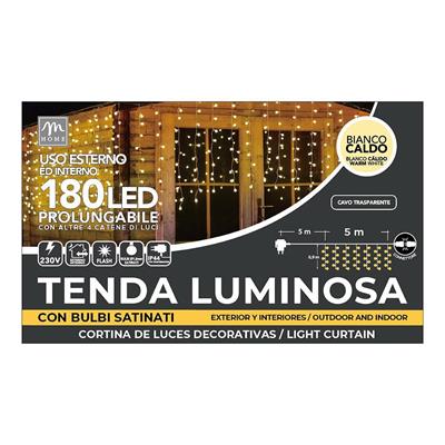 TENDA BULBI 180 FLASHLED BIANCO CALDO X ESTERNO