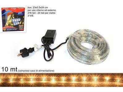 TUBO LED 10mt BIANCO CALDO