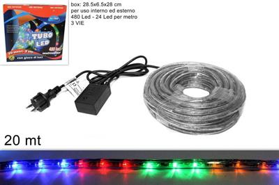 TUBO LED 20mt MULTICOLOR