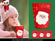 PARTY BICCHIERI NATALE BABBO 10pz