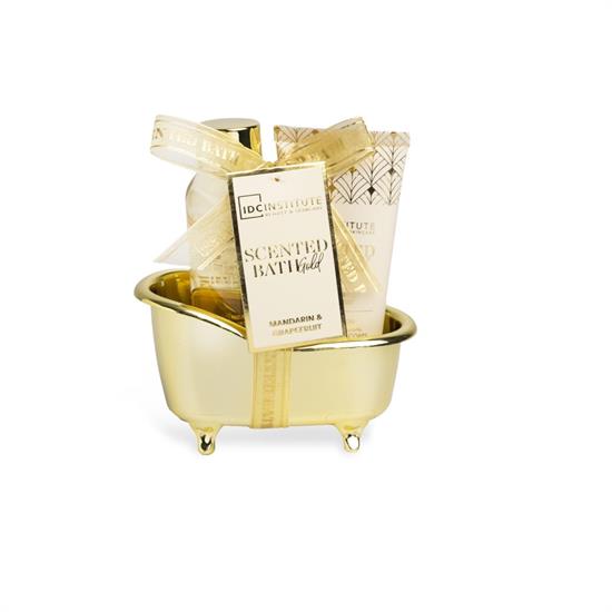 SET SCENTED BATHTUB 2pz MINI GOLD