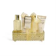 SET SCENTED GOLD 4pz TRAY