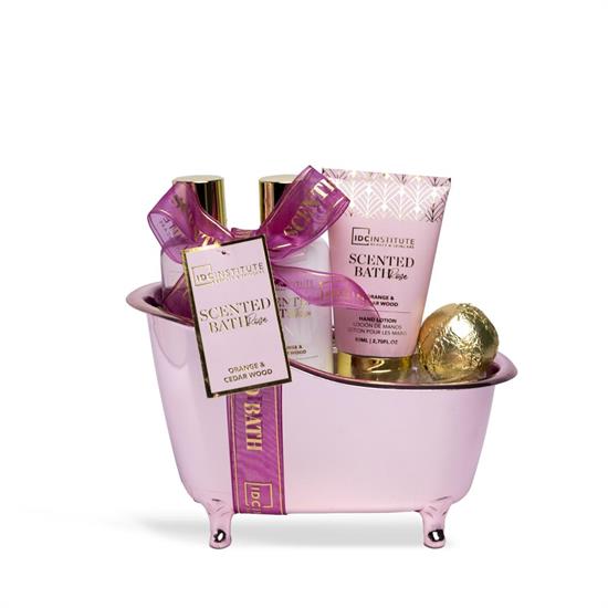 SET SCENTED BATHTUB 4pz MEDIA ROSE