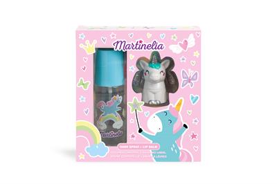 SET BODY SPRAY & LIP BALM MARTINELIA ass