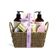 SET SCENTED NATURAL OIL 6pz BASKET