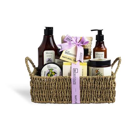 SET SCENTED NATURAL OIL COMPLETE BASKET