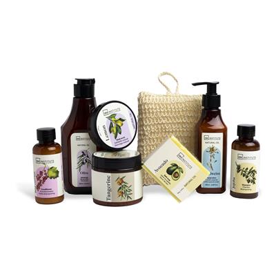 SET SCENTED NATURAL OIL COMPLETE BASKET