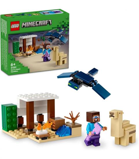 LEGO MINECRAFT SPEDIZIONE DI STEVE NEL DESERTO