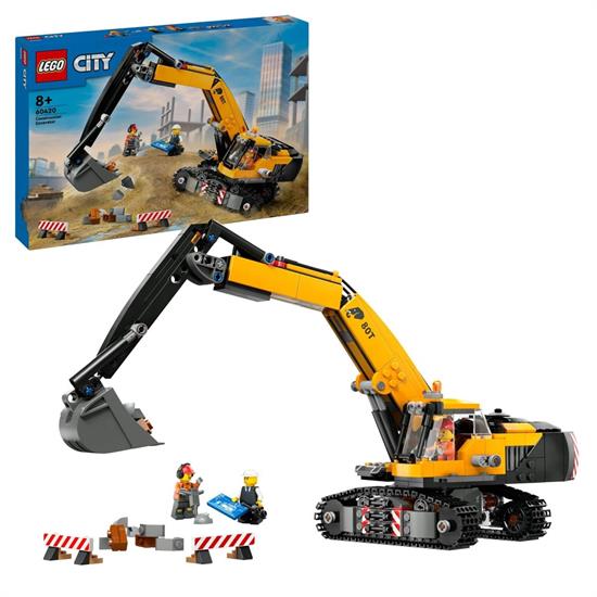 LEGO CITY ESCAVATORE DA CANTIERE GIALLO