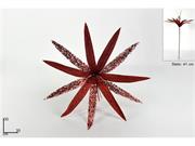 STELO FIORE GLITTER ROSSO