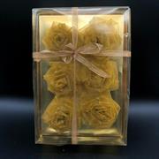 ROSE STOFFA ORO 6pz 6cm