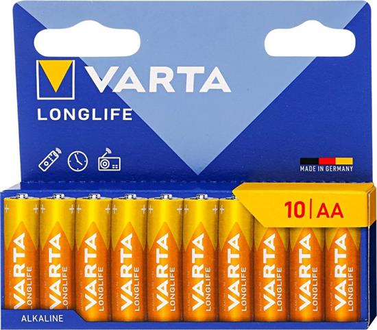 VARTA BLISTER 10 STILO AA PAPER BOX