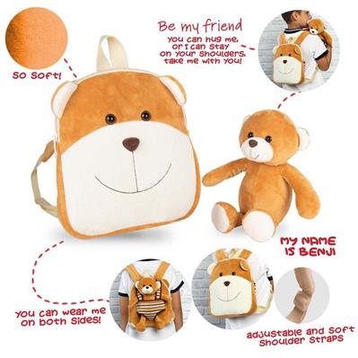 MINI ZAINETTO REVERSIBILE BENJI BEAR