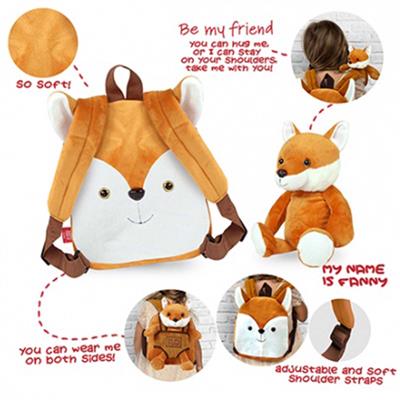 MINI ZAINETTO REVERSIBILE FANNY FOX