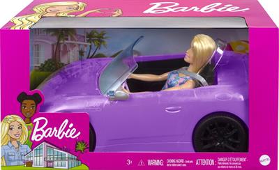 BARBIE BAMBOLA E AUTO DECAPOTTABILE