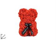 ORSO DI ROSE 25cm C/FIOCCO