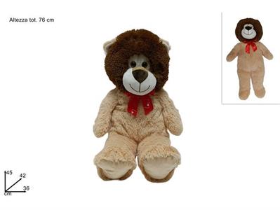 PELUCHE LEONE C/FIOCCO LOVE