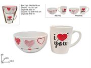 TAZZA LOVE 410ml + CIOTOLA 520ml