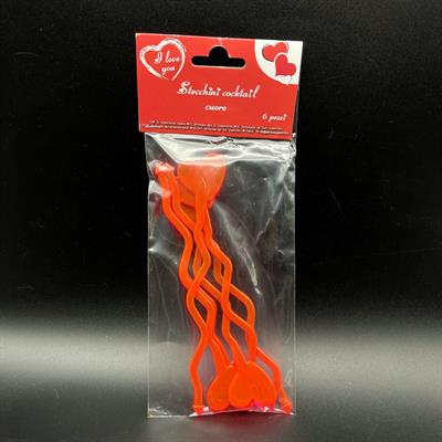 STECCHINO CUORE COCKTAIL 6pz