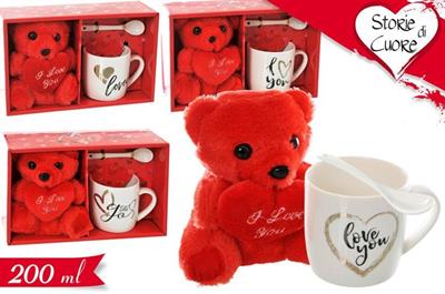 SET LOVE TAZZA E PELUCHE