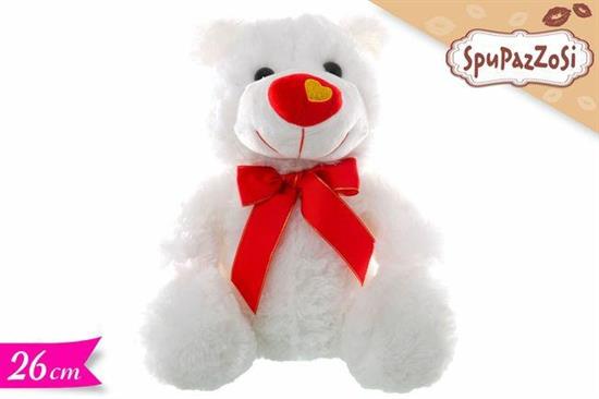 PELUCHE CANE C/FIOCCO 26cm