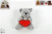 PELUCHE ORSETTO C/CUORE 10cm