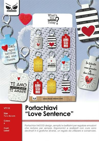 PORTACHIAVI LOVE SENTENCE