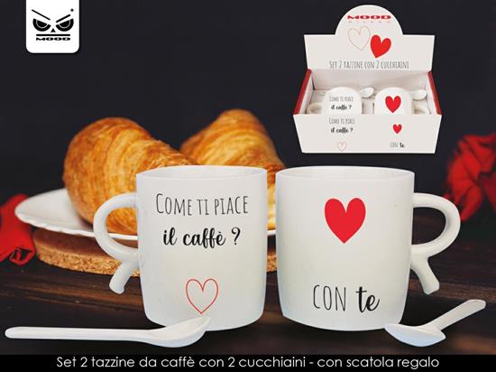 TAZZINE CAFFE' LOVE 2pz