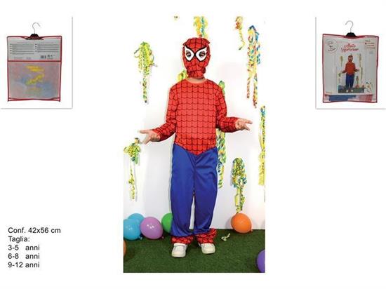 COSTUME SUPER EROE 3/5 6/8 9/12 ANNI